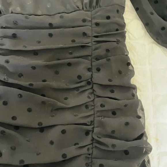 Lovers + Friends Arielle polka dot ruched mini dress - Picture 8 of 14